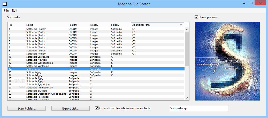 Madena File Sorter