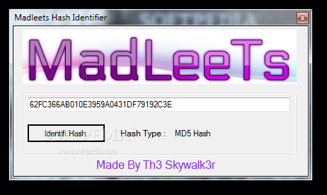 Madleets Hash Identifier