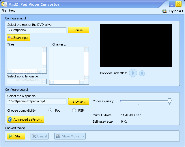 Madz DVD to iPod/PSP Video Converter