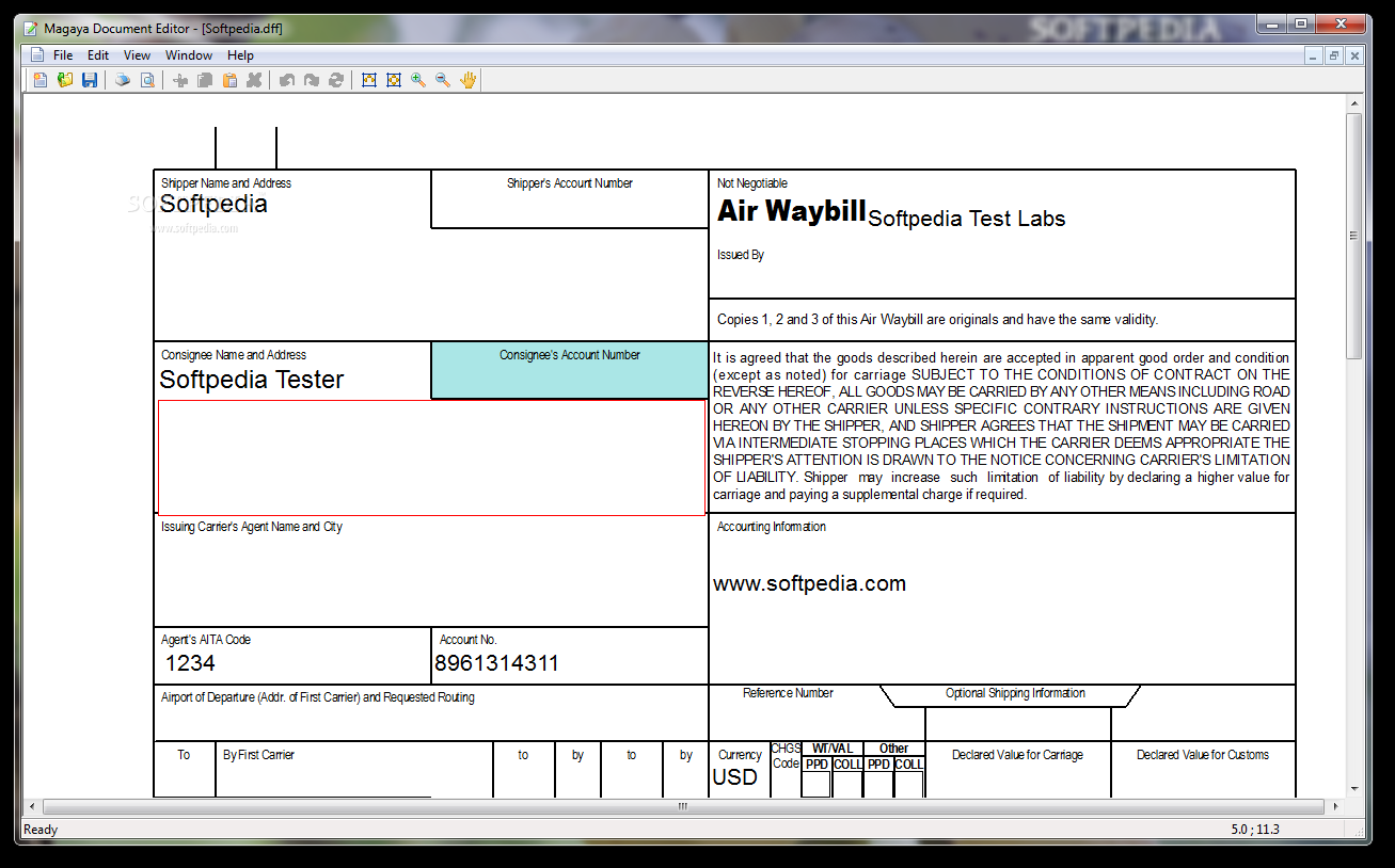 Magaya Document Editor