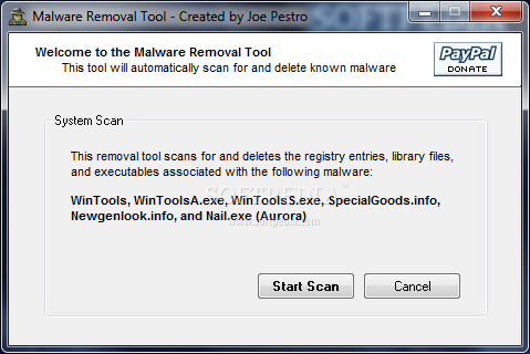 Malware Removal Tool