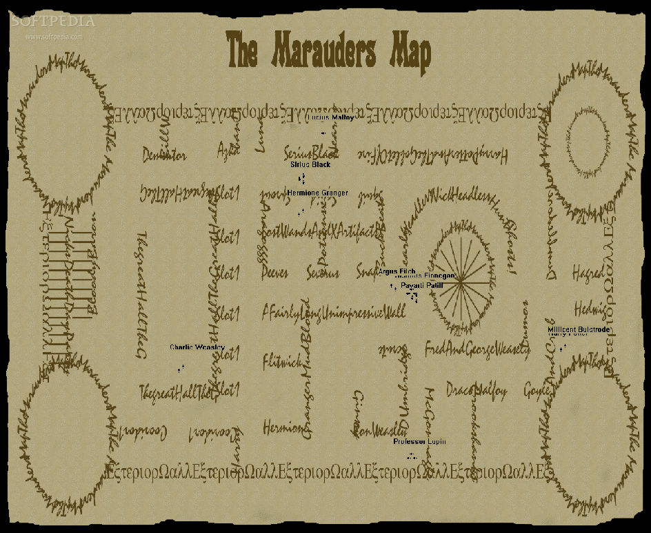 Marauders Map Screensaver