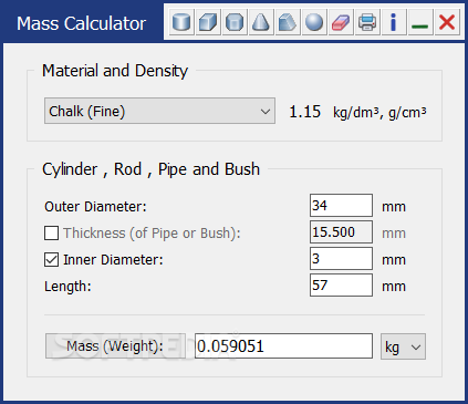 Mass Calculator