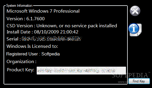 Windows Product Key Finder