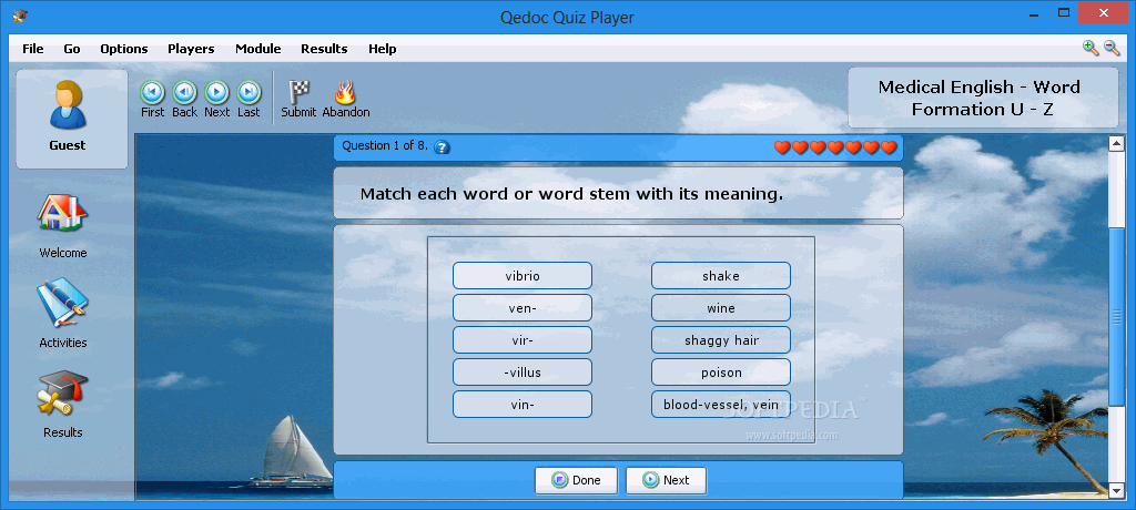 Medical English - Word Formation U - Z
