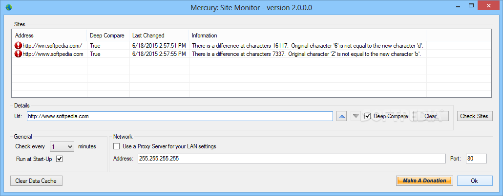 Mercury: Site Monitor