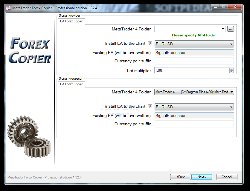 MetaTrader Forex Copier Professional edition