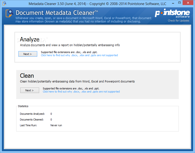 Metadata Cleaner