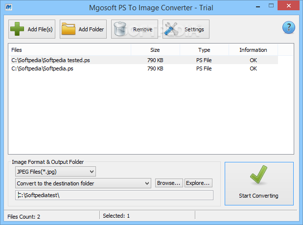 Mgosoft PS To Image Converter