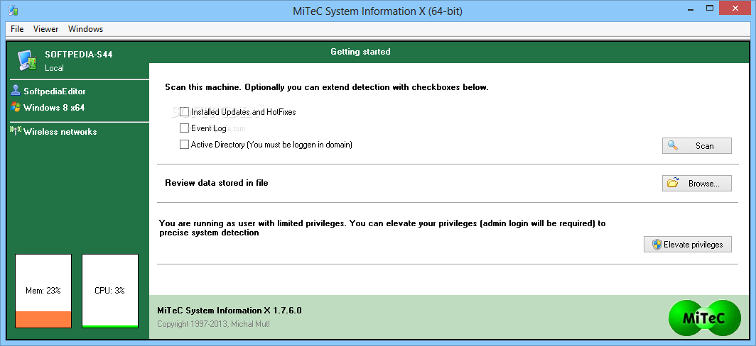 MiTeC System Information X