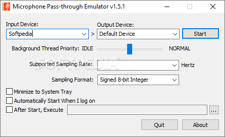 Microphone Pass-through Emulator