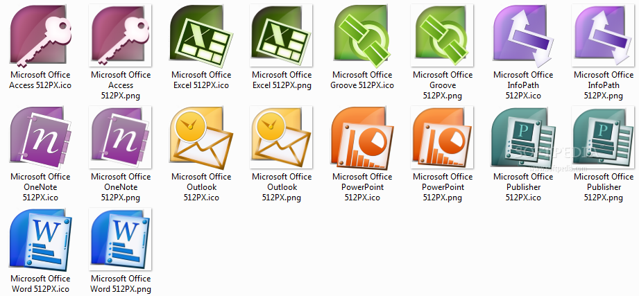 Microsoft Office Icon Suite