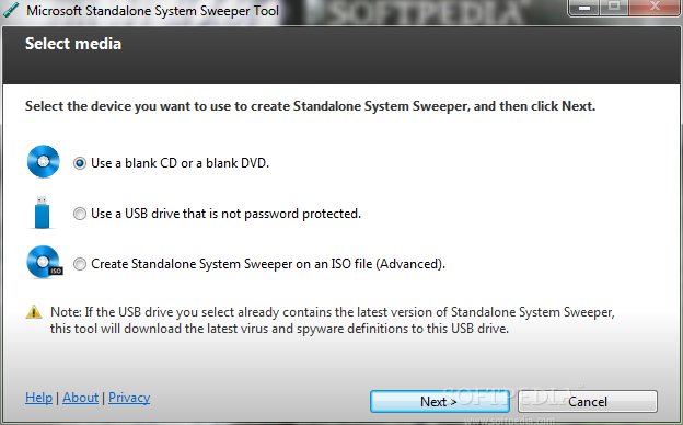 Microsoft Standalone System Sweeper Tool