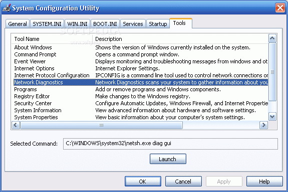 Microsoft Windows XP System Configuration Utility Update
