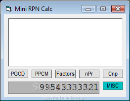 Mini RPN Calc