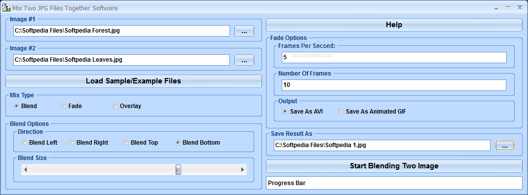 Mix Two JPG Files Together Software