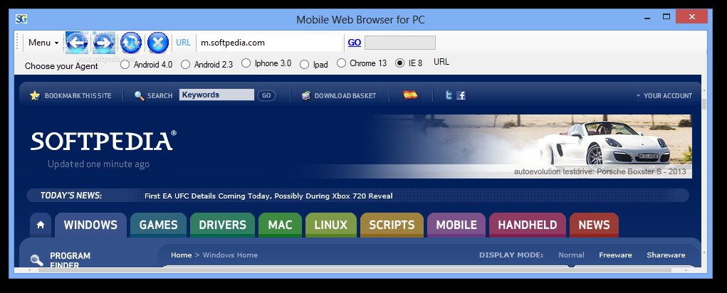 Top 50 Internet Apps Like Mobile Web Browser for PC - Best Alternatives