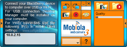 Mobiola WebCamera for BlackBerry