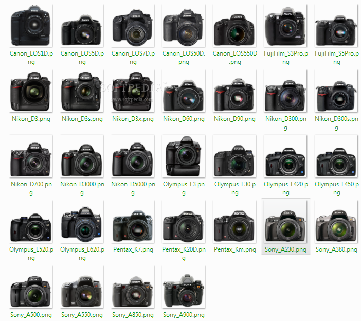 Modern DSLR Icon Collection