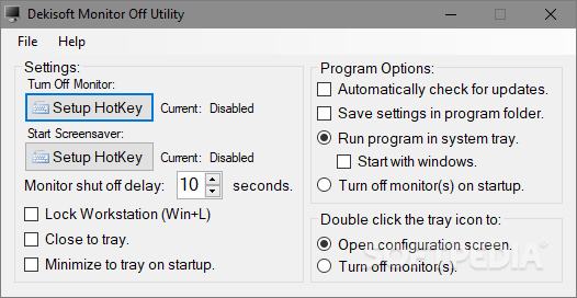 Monitor Off Utility