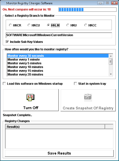 Monitor Registry Changes Software
