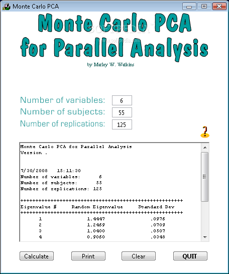 Monte Carlo PCA for Parallel Analysis