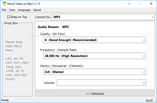 Moo0 Video to Mp3