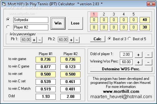 Top 29 Others Apps Like Mort Hill's In Play Tennis (IPT) Calculator - Best Alternatives
