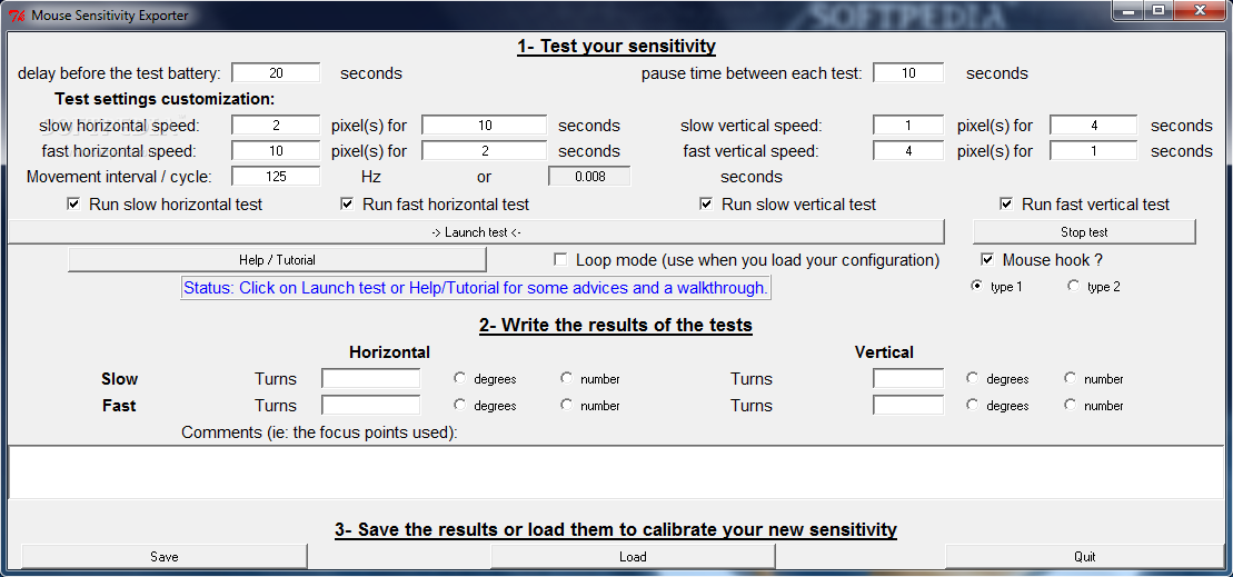 Mouse Sensitivity Exporter