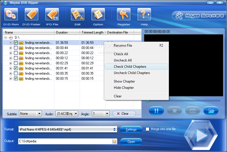 Moyea DVD Ripper