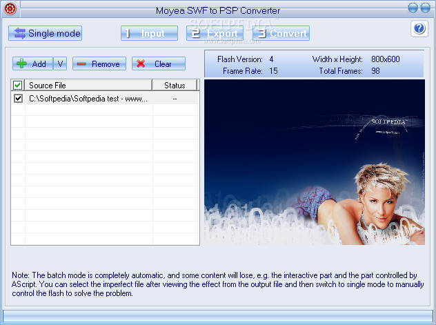 Moyea SWF to PSP Converter