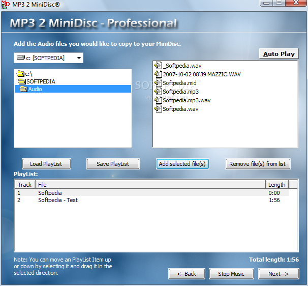 Mp3 2 MiniDisc