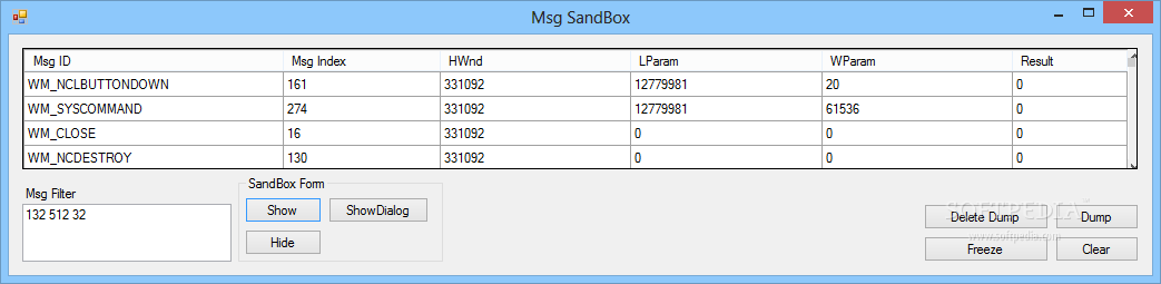Msg SandBox