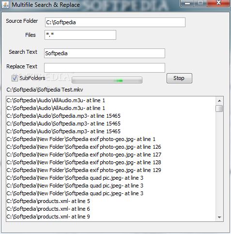 Multifile Search & Replace