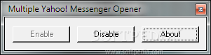 Multiple Yahoo! Messenger Opener