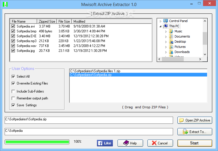 Mwisoft Archive Extractor