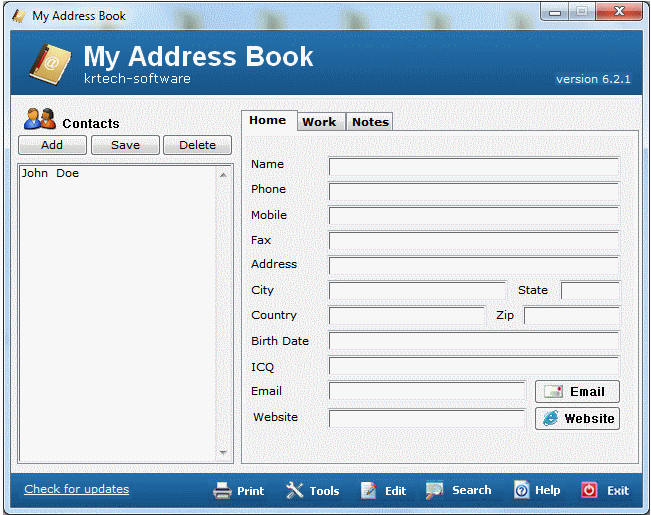 My Address Book