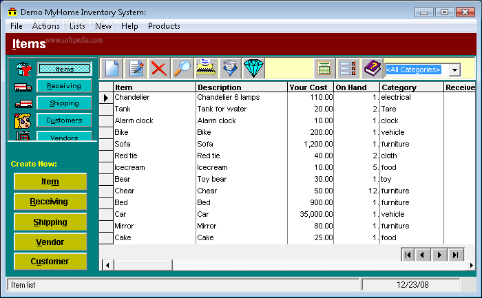 MyHome Inventory System
