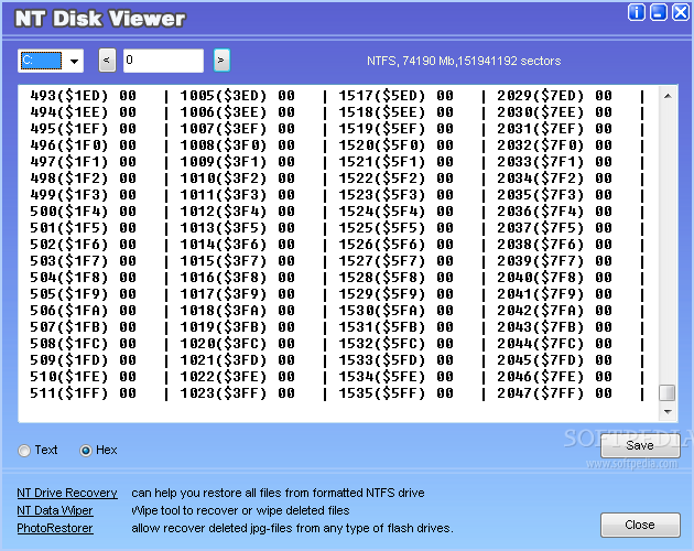 NT Disk Viewer