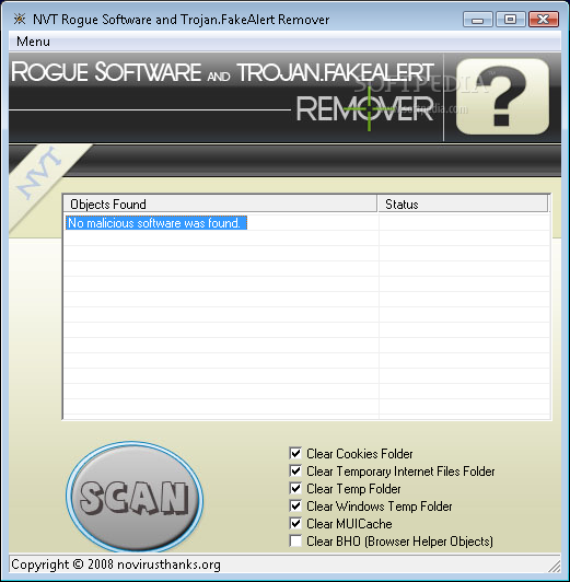 NVT Rogue Software and Fake.Alert Remover