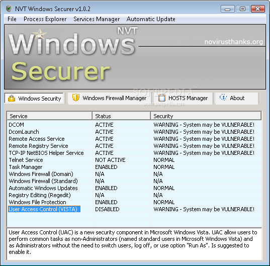 Top 17 Security Apps Like NVT Windows Securer - Best Alternatives