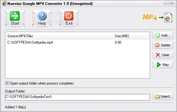 Naevius Google MP4 Converter