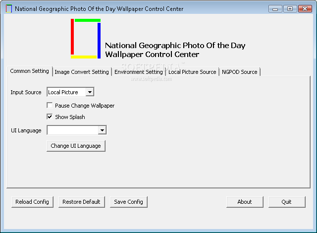 National Geoghraphic Picture of the Day Wallpaper Changer