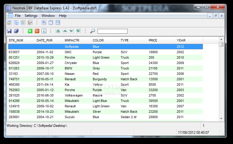 Neotrek DBF Database Express