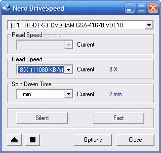 Nero DriveSpeed