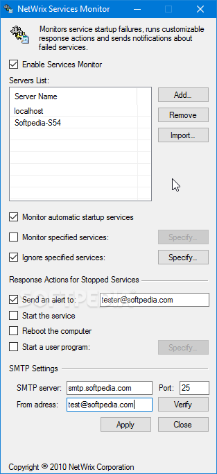 NetWrix Services Monitor