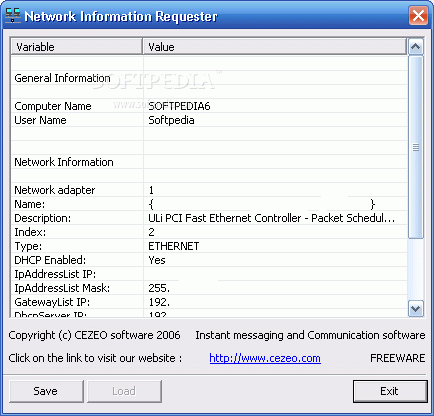 Network Information Requester
