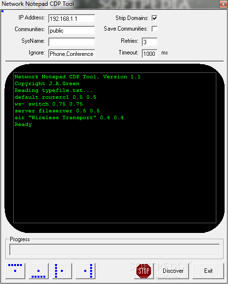 Network Notepad CDP Tool