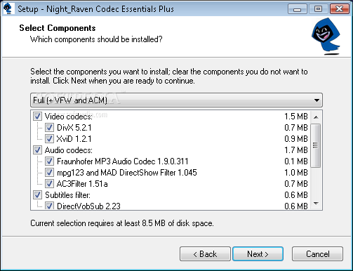 Night_Raven Codec Essentials Plus