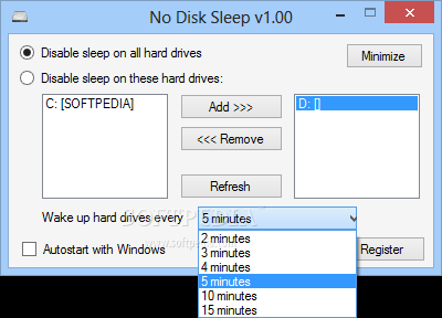 No Disk Sleep